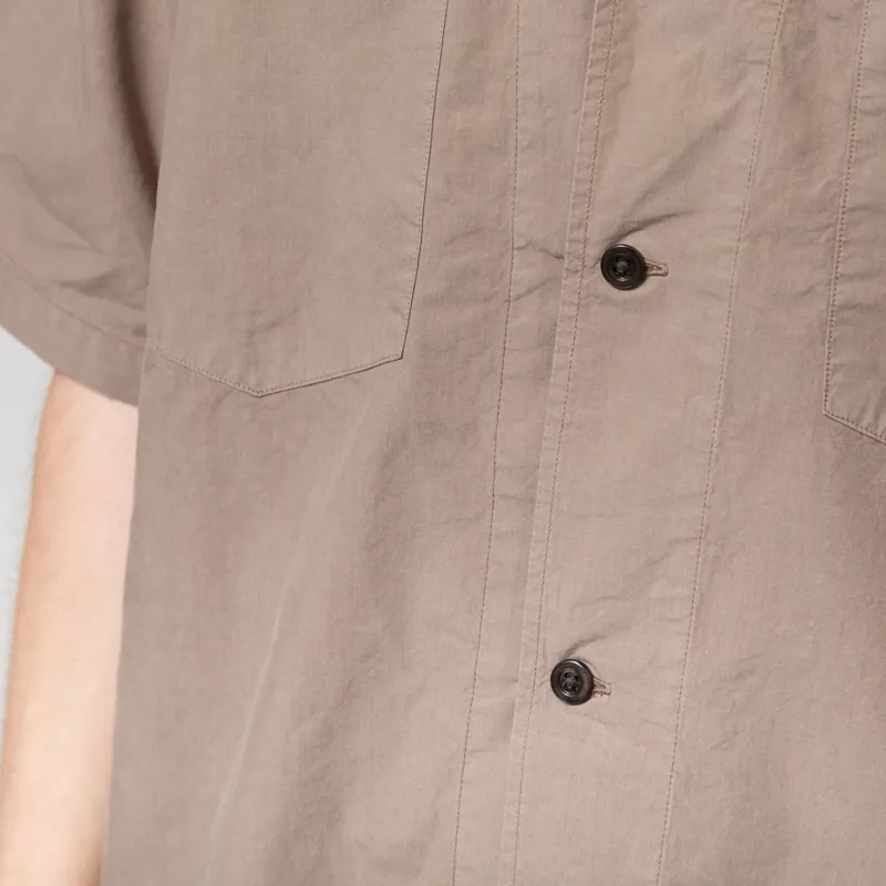 Norse Projects Mols Tencel Shirt Walnut-6