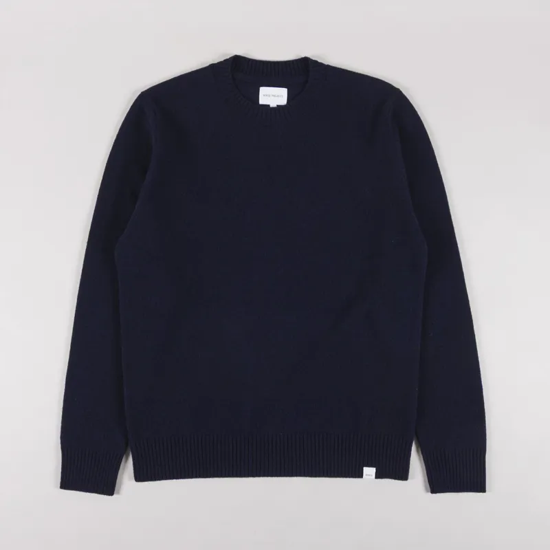 Norse Projects Standard Merino Lambswool Sweater Dark Navy