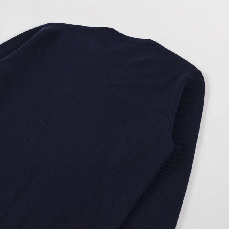 Norse Projects Standard Merino Lambswool Sweater Dark Navy-3