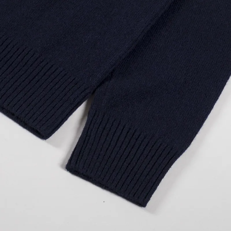 Norse Projects Standard Merino Lambswool Sweater Dark Navy-6