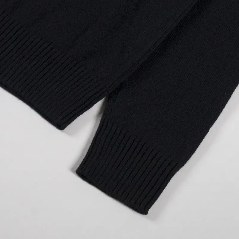 Norse Projects Standard Merino Lambswool Sweater Black-7