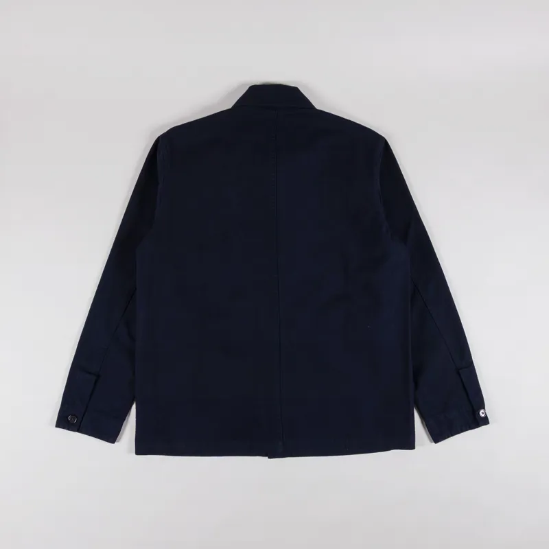 Norse Projects Standard Twill Overshirt Dark Navy-1