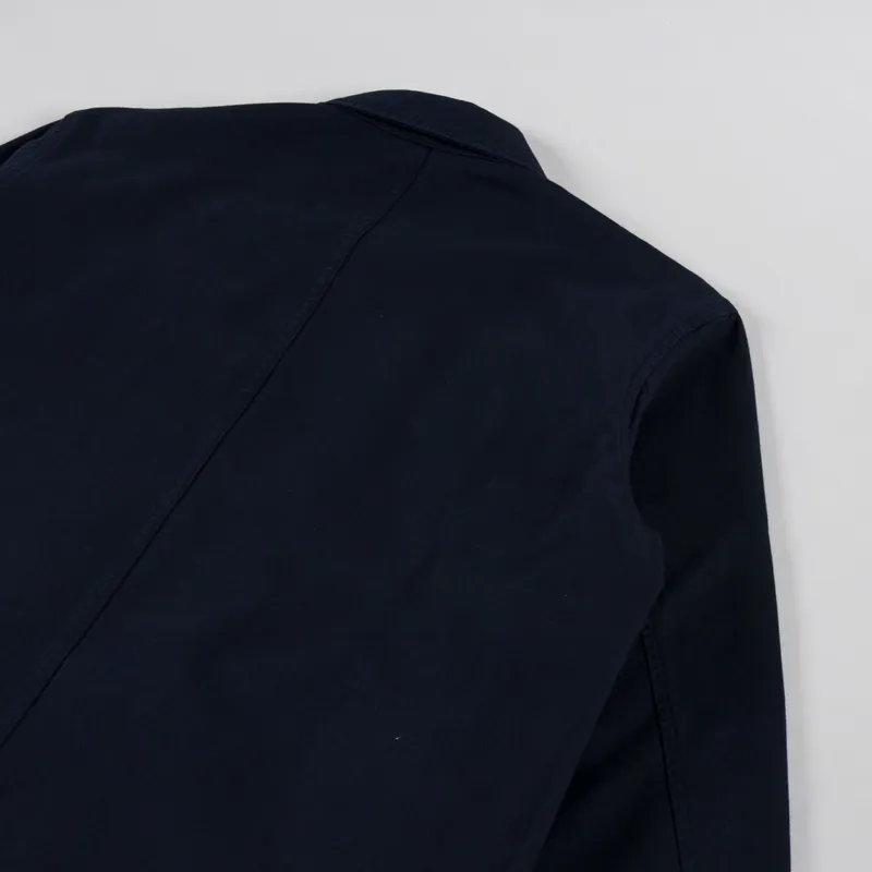 Norse Projects Standard Twill Overshirt Dark Navy-3
