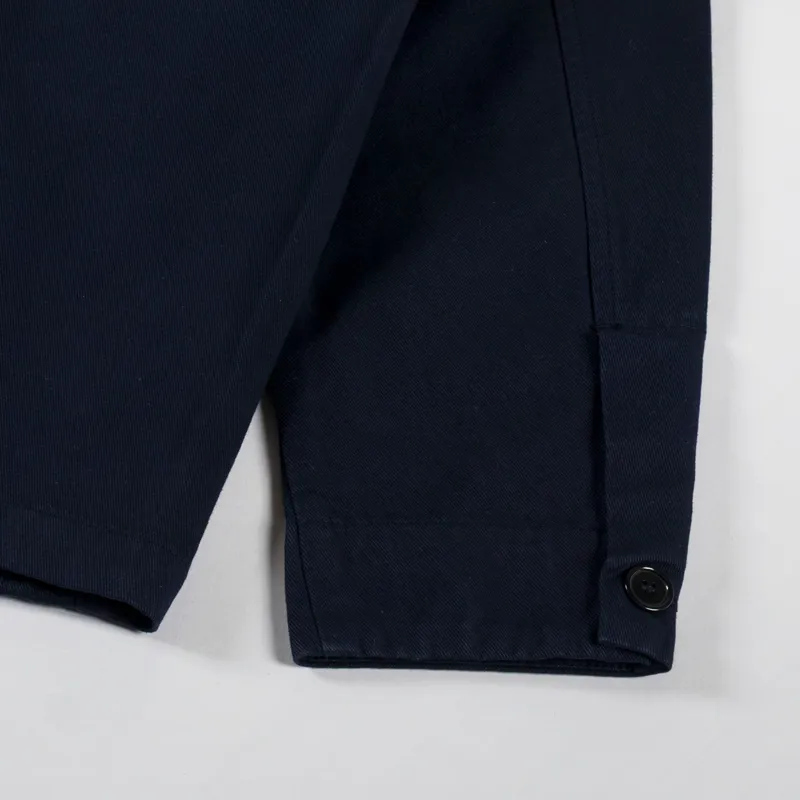 Norse Projects Standard Twill Overshirt Dark Navy-9