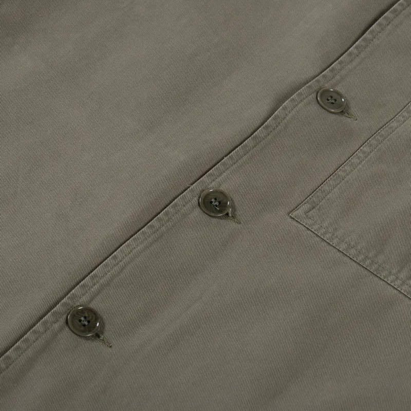 Norse Projects Standard Twill Overshirt Sediment Green-7
