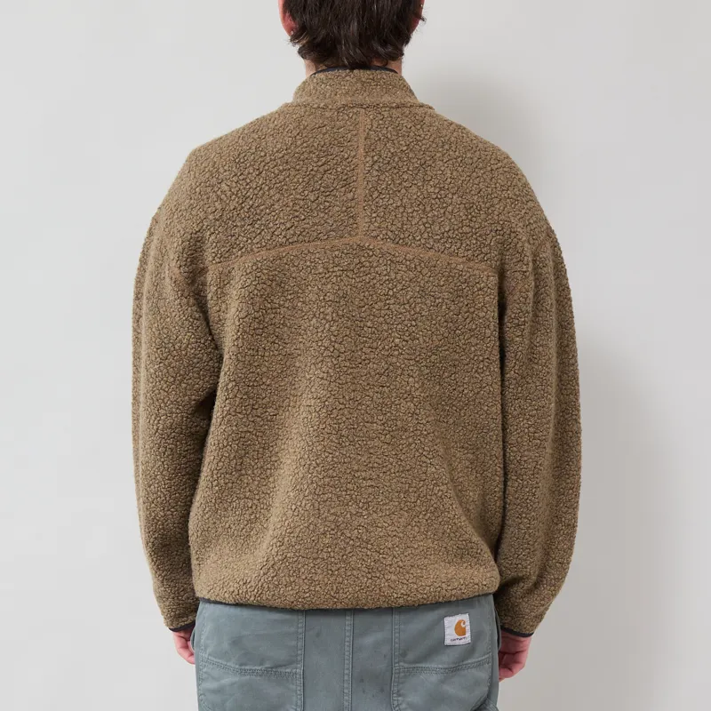 Norse Projects Bjerget Sherpa Wool Fleece Jacket Butternut-2
