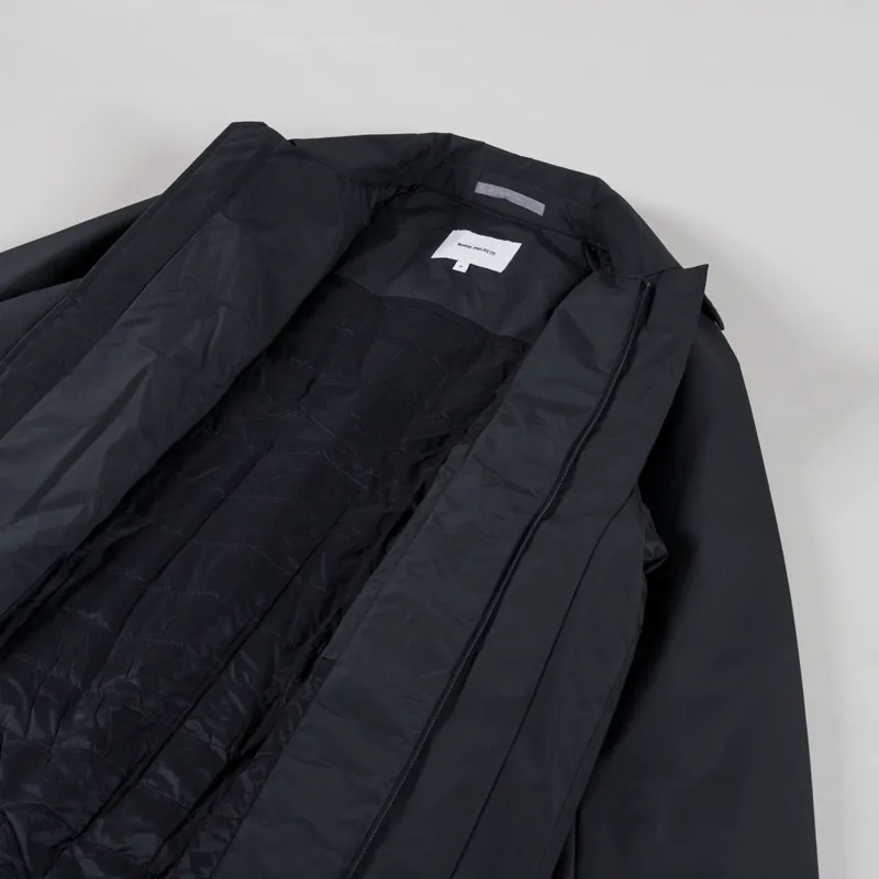 Norse Projects Vargo GORE-TEX Windstopper Raglan Mac Battleship Grey-4