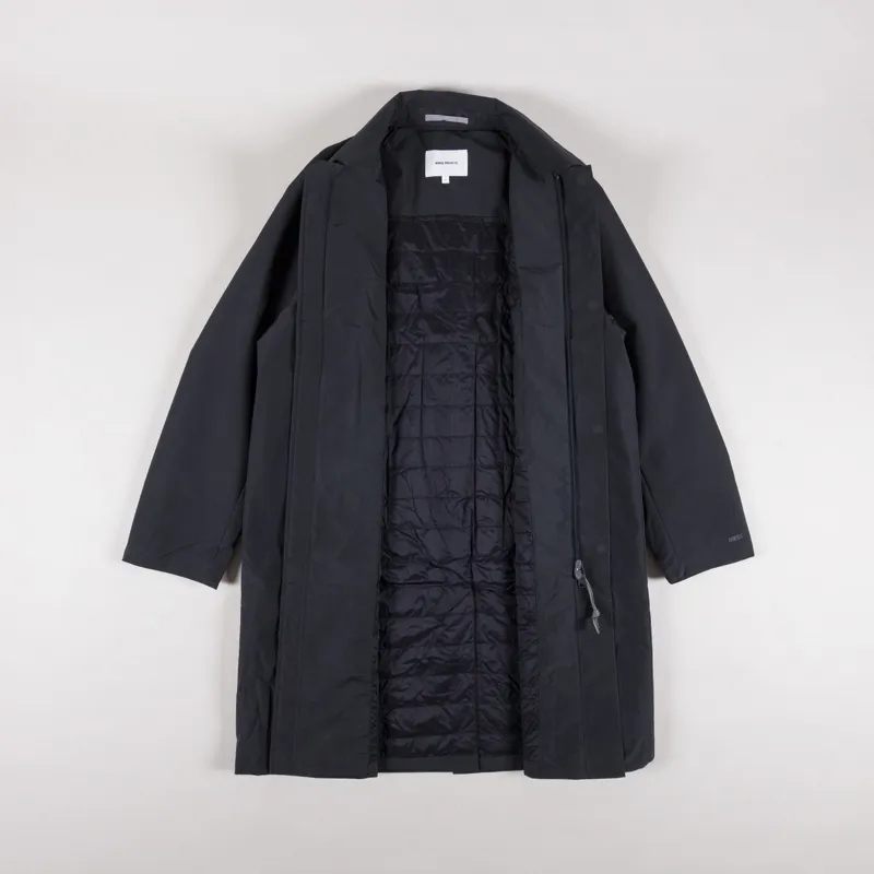 Norse Projects Vargo GORE-TEX Windstopper Raglan Mac Battleship Grey-1