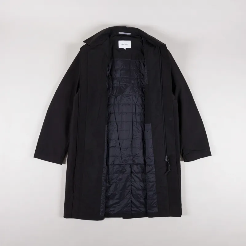 Norse Projects Vargo GORE-TEX Windstopper Raglan Mac Black-1