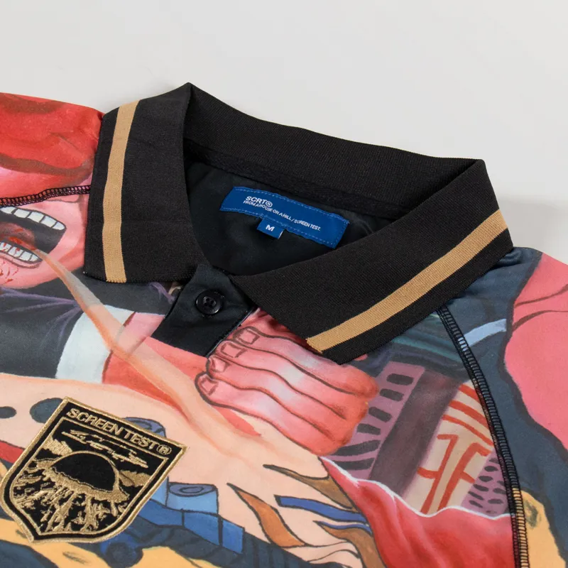 SCRT Neo Tokyo Football Jersey Crimson-4