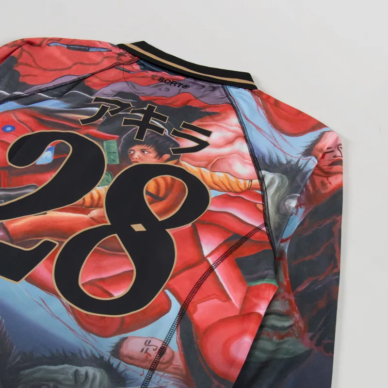 SCRT Neo Tokyo Football Jersey Crimson-3