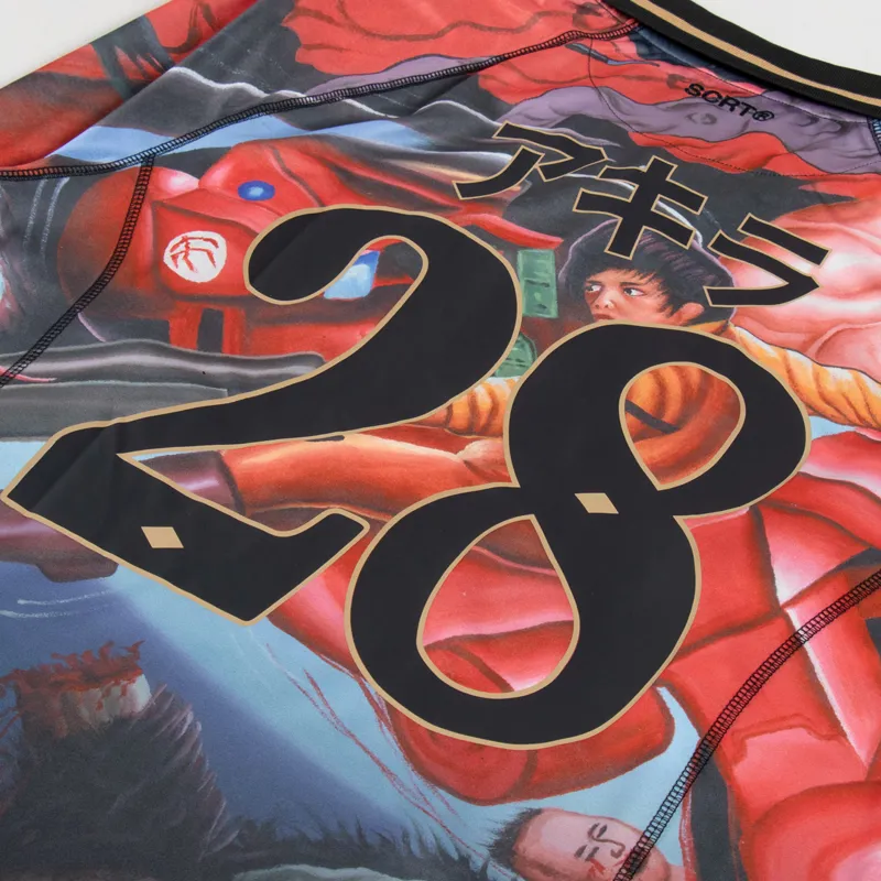 SCRT Neo Tokyo Football Jersey Crimson-5