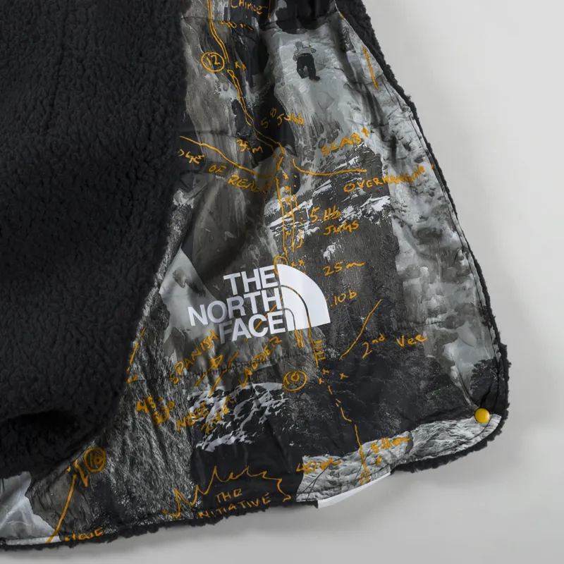 The North Face Wawona Fuzzy Blanket Falcon Brown Conrads Notes Print-3