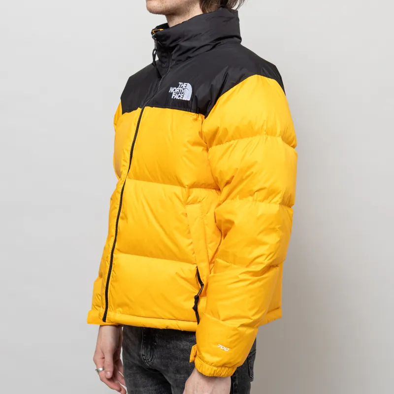 The North Face 1996 Retro Nuptse Insulated Down Jacket Summit Gold TNF Black-1