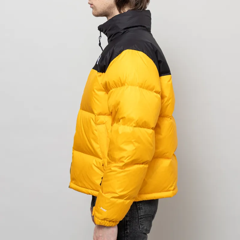 The North Face 1996 Retro Nuptse Insulated Down Jacket Summit Gold TNF Black-2