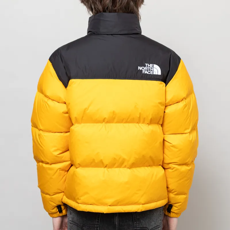 The North Face 1996 Retro Nuptse Insulated Down Jacket Summit Gold TNF Black-3