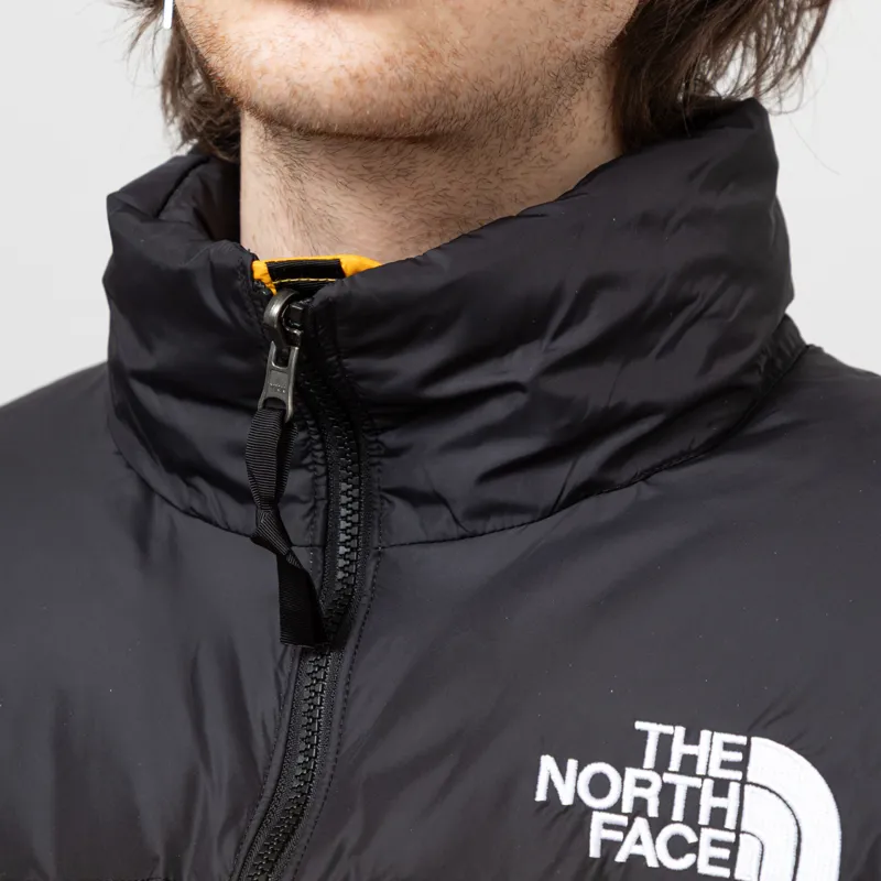 The North Face 1996 Retro Nuptse Insulated Down Jacket Summit Gold TNF Black-5