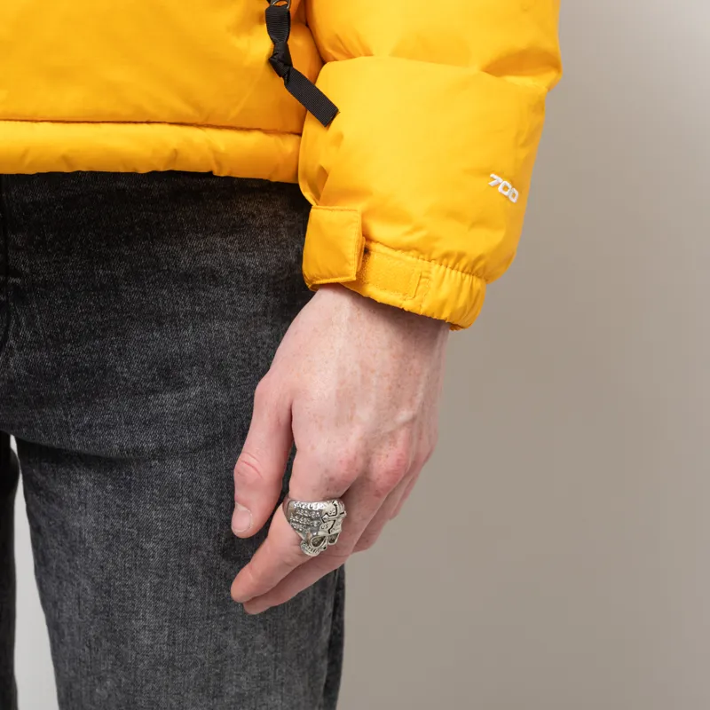 The North Face 1996 Retro Nuptse Insulated Down Jacket Summit Gold TNF Black-11