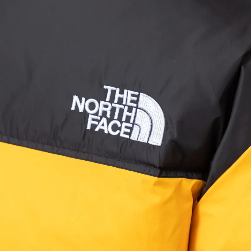 The North Face 1996 Retro Nuptse Insulated Down Jacket Summit Gold TNF Black-6