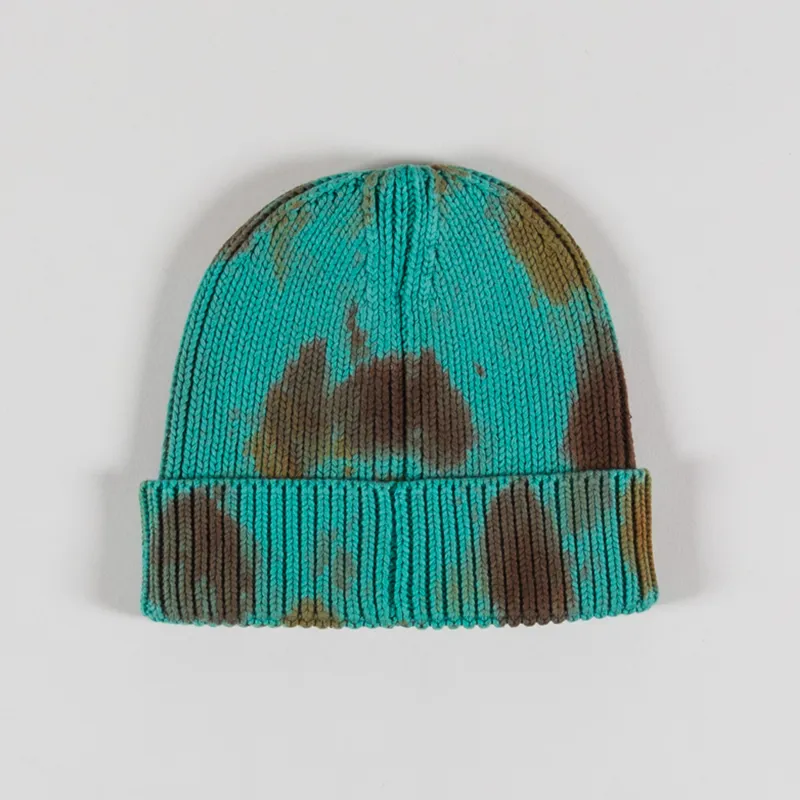 The North Face Tie Dye Logo Box Beanie Oxidized Bronze Apricot Glaze Smokey Brown-1