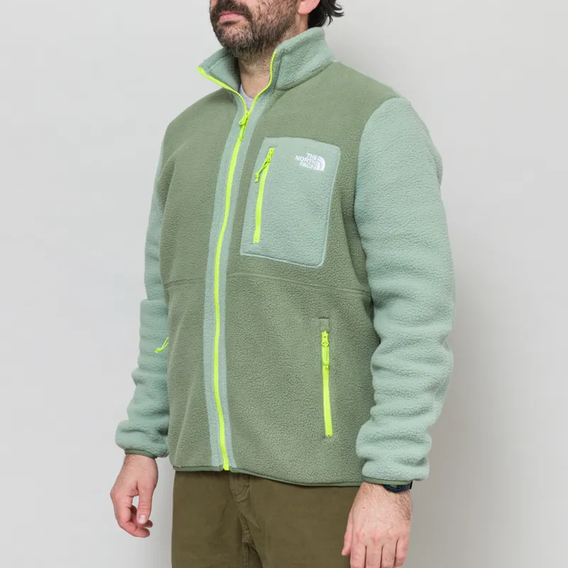 The North Face Yumiori Full Zip Fleece Jacket Bark Mist Slate-1