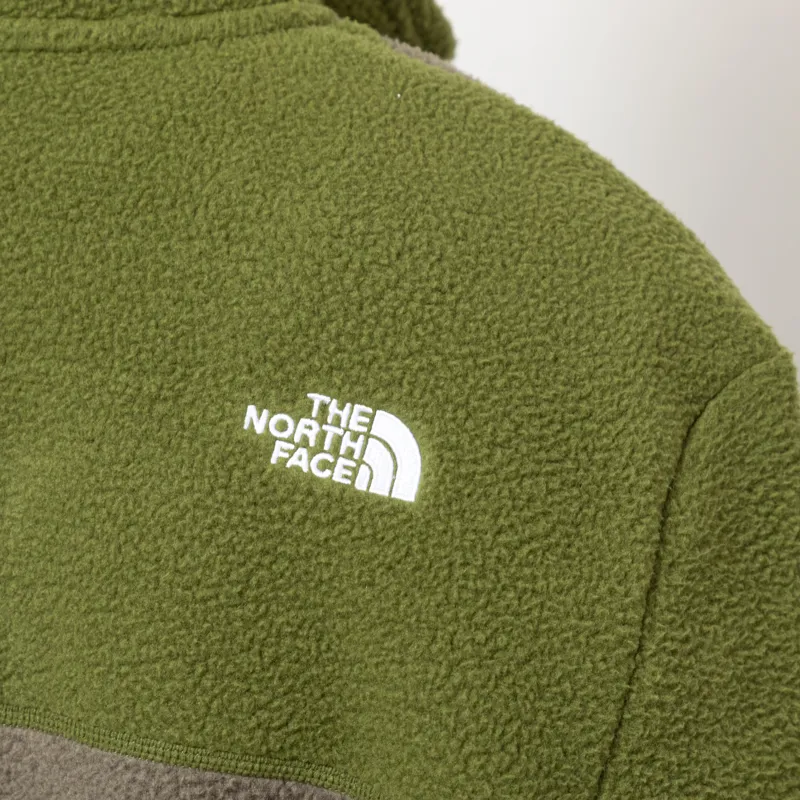 The North Face Yumiori 1/4 Zip Fleece Jacket New Taupe Green Woodland Green Deep Dijon-7
