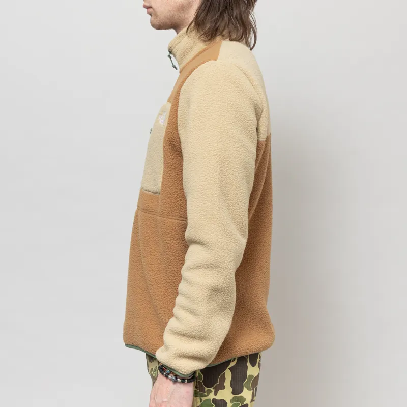 The North Face Yumiori 1/4 Zip Fleece Jacket Utility Brown Khaki-2