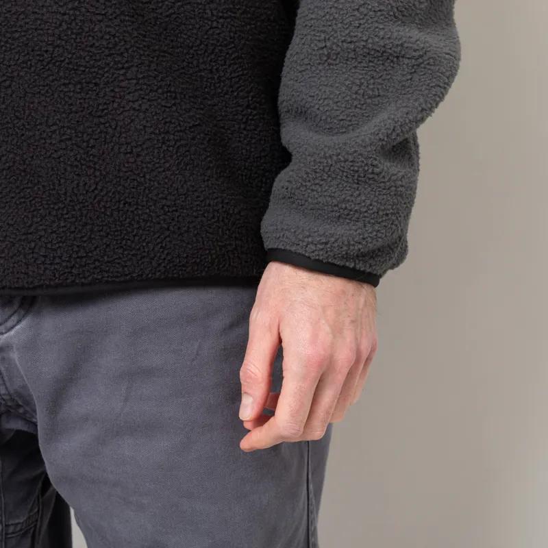 The North Face Yumiori 1/4 Zip Fleece Jacket TNF Black Asphalt Grey Monument Grey-8