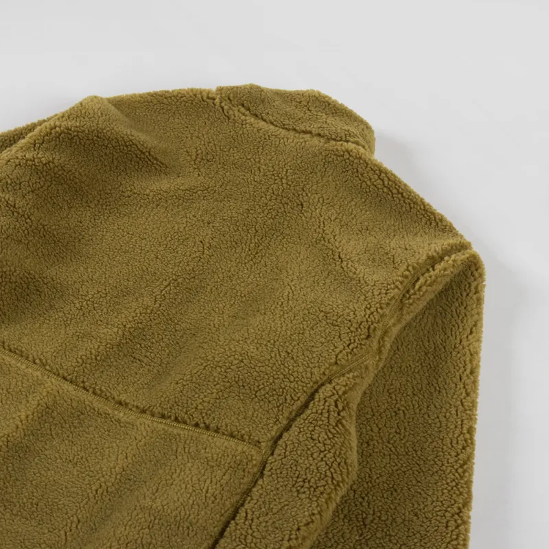 The North Face Extreme Pile Full Zip Jacket Moss Green Black-3