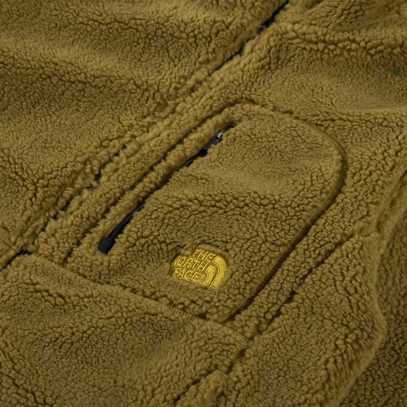 The North Face Extreme Pile Full Zip Jacket Moss Green Black-5