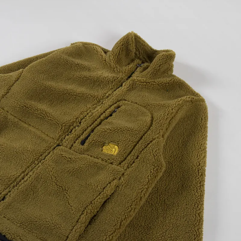 The North Face Extreme Pile Full Zip Jacket Moss Green Black-2