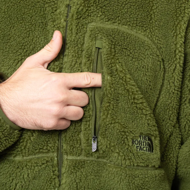 The North Face Extreme Pile Full Zip Jacket Woodland Green-7