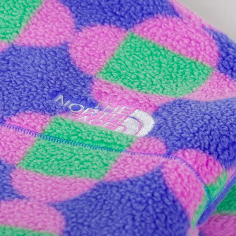 The North Face x Yinka IIori Reversible Fleece Jacket Solar Blue Lets Blossom Together Print-13