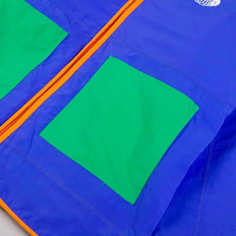 The North Face x Yinka IIori Reversible Fleece Jacket Solar Blue Lets Blossom Together Print-11