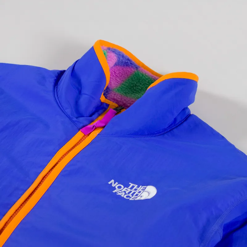 The North Face x Yinka IIori Reversible Fleece Jacket Solar Blue Lets Blossom Together Print-9