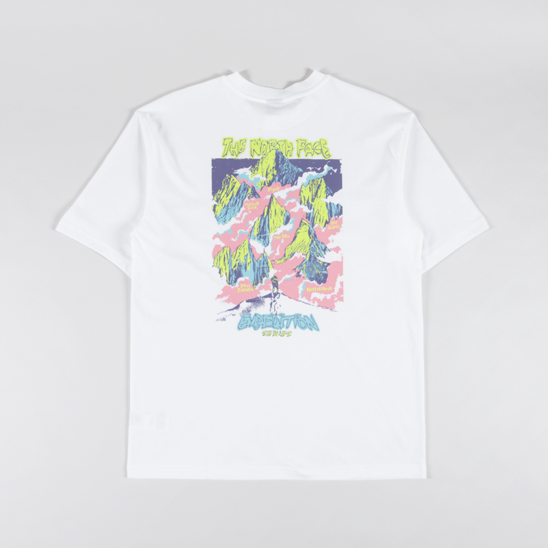 The North Face Expedition Celebration Oversized T Shirt White