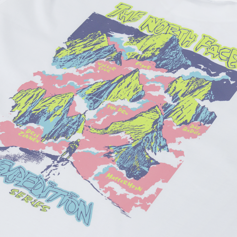 The North Face Expedition Celebration Oversized T Shirt White-4