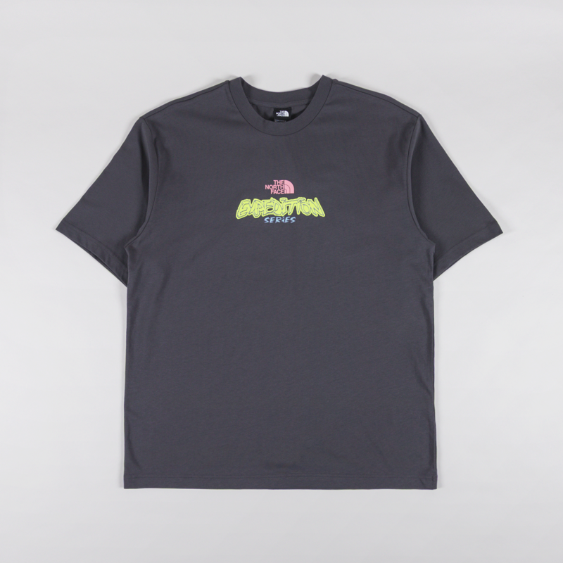 The North Face Expedition Celebration Oversized T Shirt Anthracite Grey-1