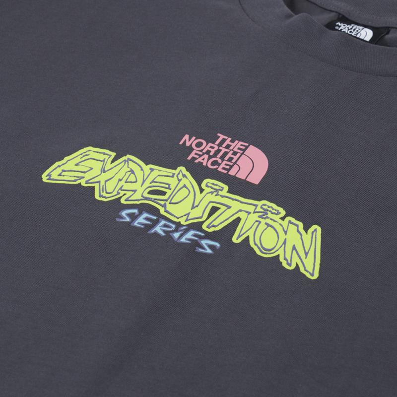 The North Face Expedition Celebration Oversized T Shirt Anthracite Grey-5
