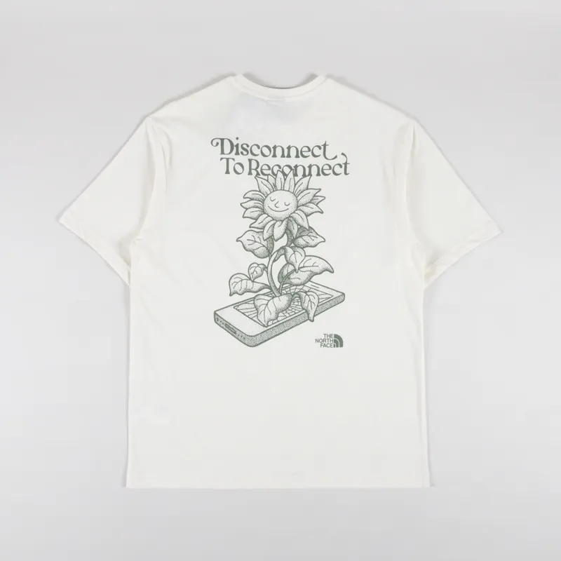 The North Face Connect Relaxed Graphic T Shirt White Dune