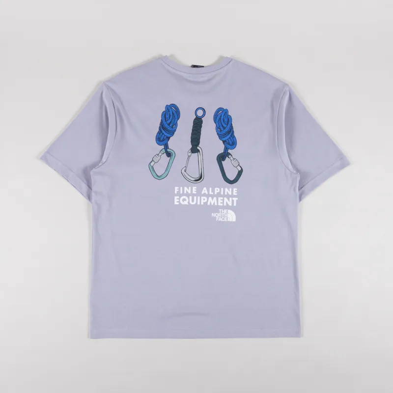 The North Face Explore Gear Relaxed T Shirt Blue Flax