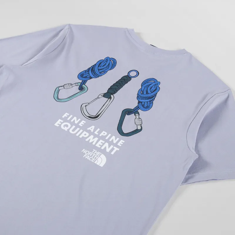 The North Face Explore Gear Relaxed T Shirt Blue Flax-2