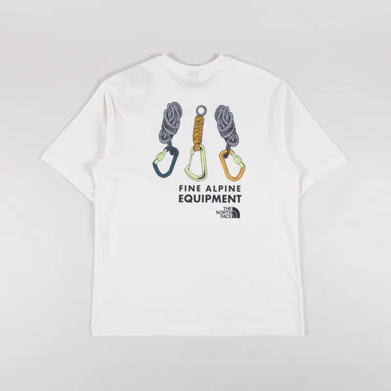 The North Face Explore Gear Relaxed T Shirt White Dune