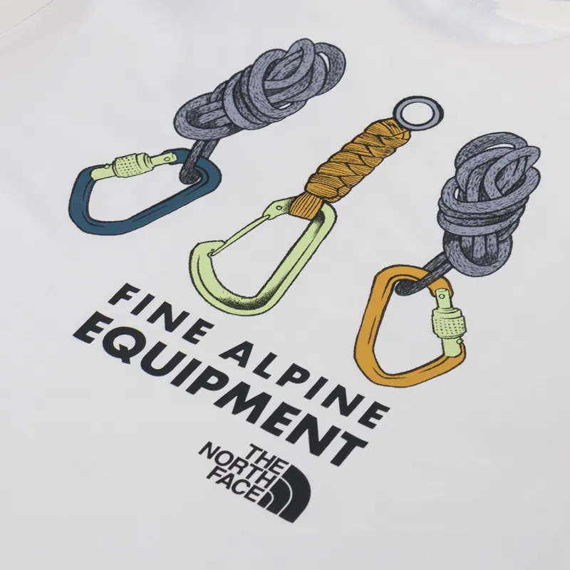 The North Face Explore Gear Relaxed T Shirt White Dune-4