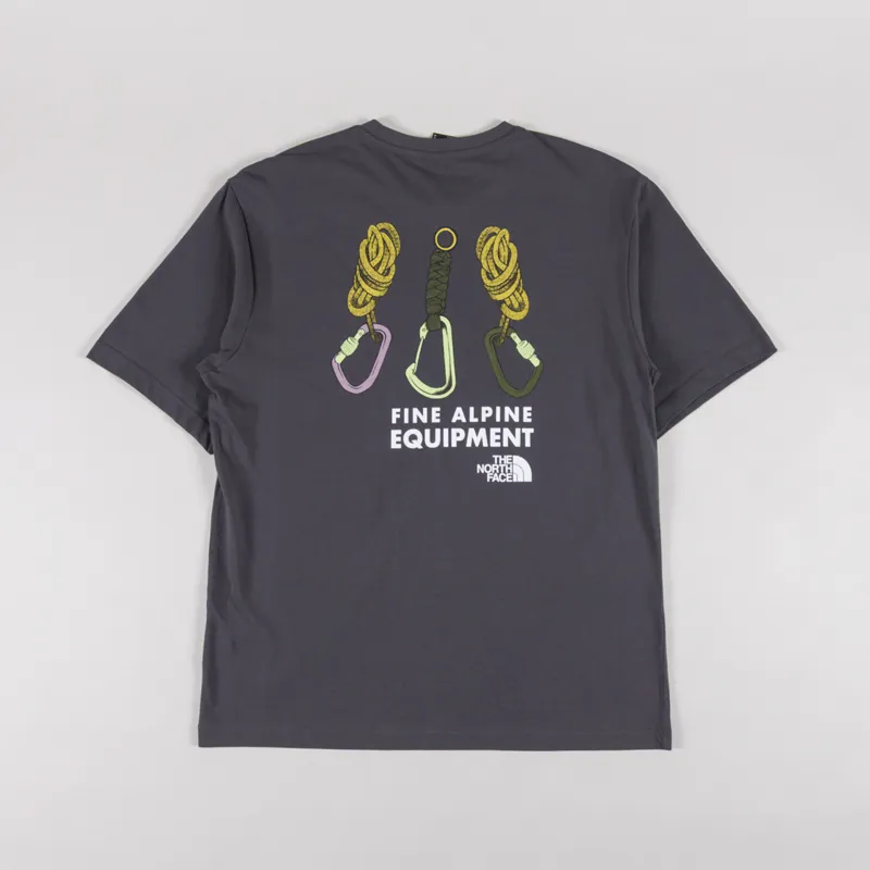 The North Face Explore Gear Relaxed T Shirt Anthracite Grey