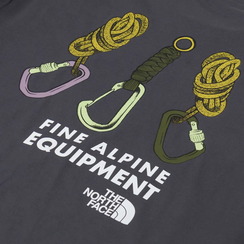 The North Face Explore Gear Relaxed T Shirt Anthracite Grey-4