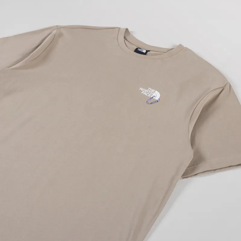 The North Face Explore Carabiner Relaxed T Shirt Mushroom Grey-3