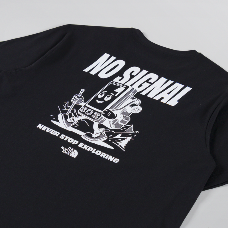 The North Face No Signal Relaxed T Shirt TNF Black-2