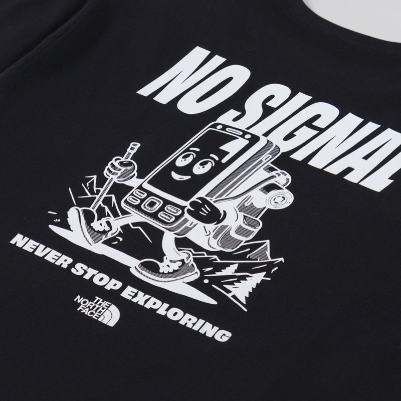 The North Face No Signal Relaxed T Shirt TNF Black-4