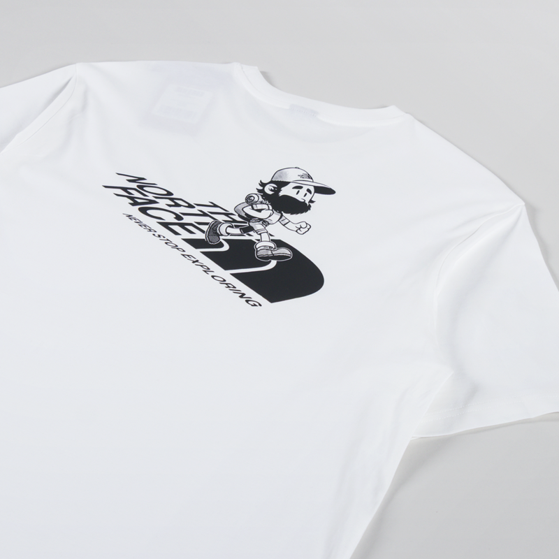 The North Face Run Graphic Relaxed T Shirt White-4